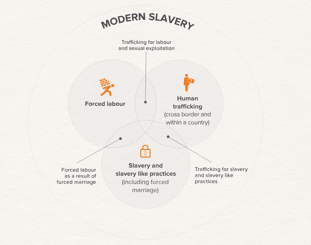 Global slavery diagram