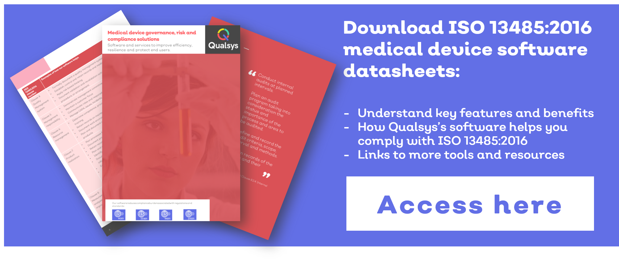 Medical device quality management software datasheet brochure